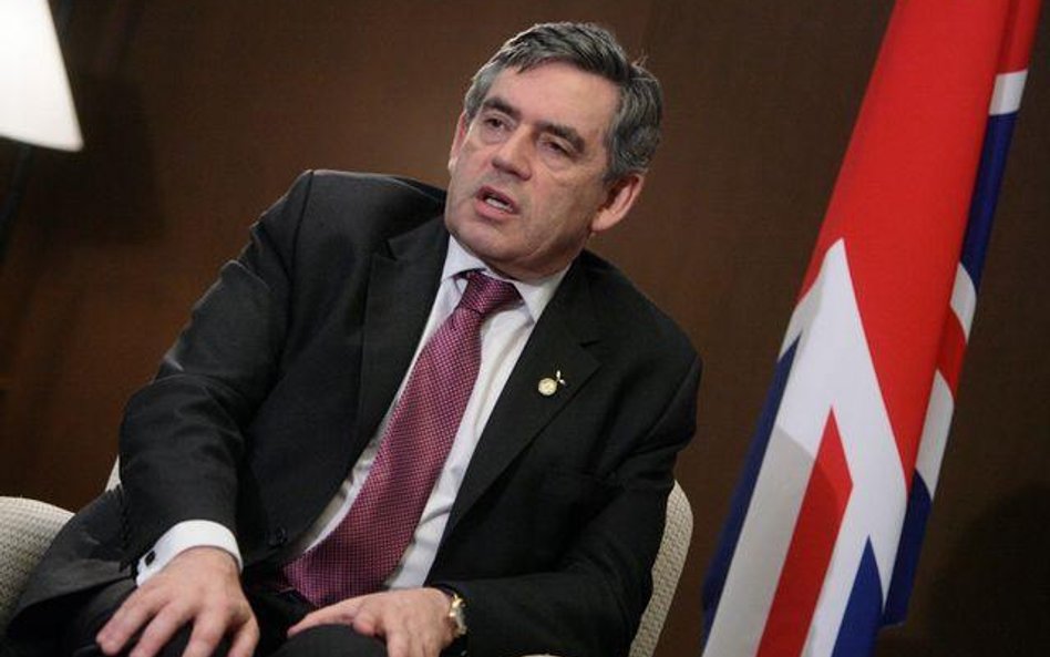 Gordon Brown, premier Wlk. Brytanii