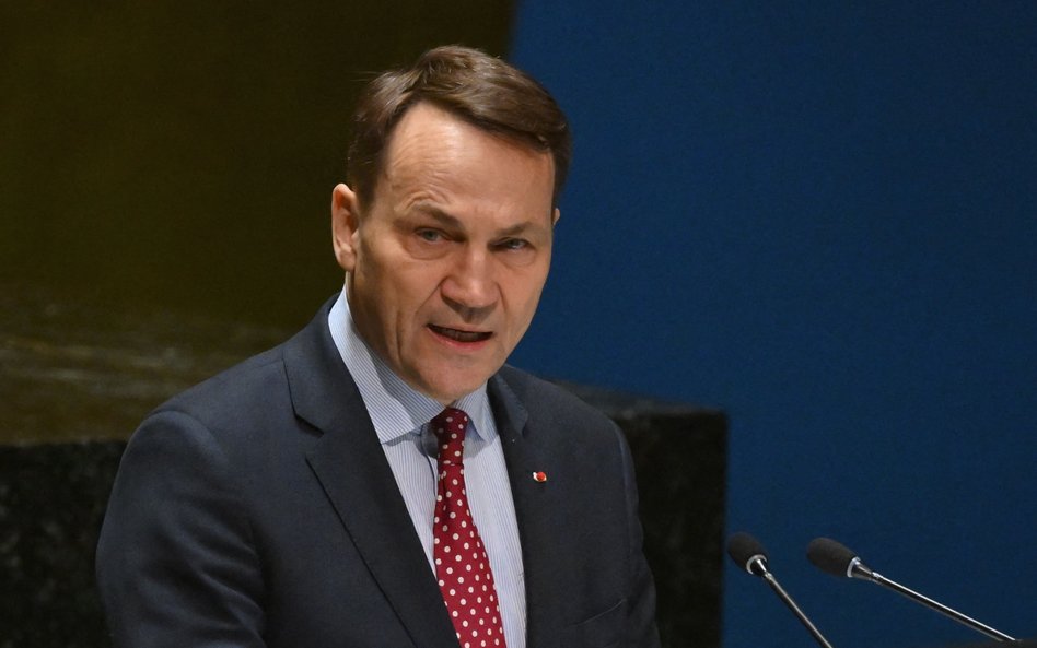 Minister spraw zagranicznych Radosław Sikorski