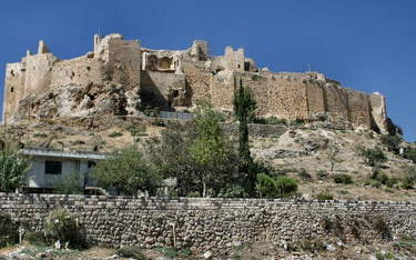 Syryjski zamek Masjaf, który w 1176 roku został prawdopodobnie przejęty przez asasynów