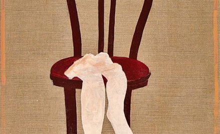 Bettina Bereś, „Miara”, olej, płótno, 130 x 100 cm, (fot. Galeria Klimy Bocheńskiej)