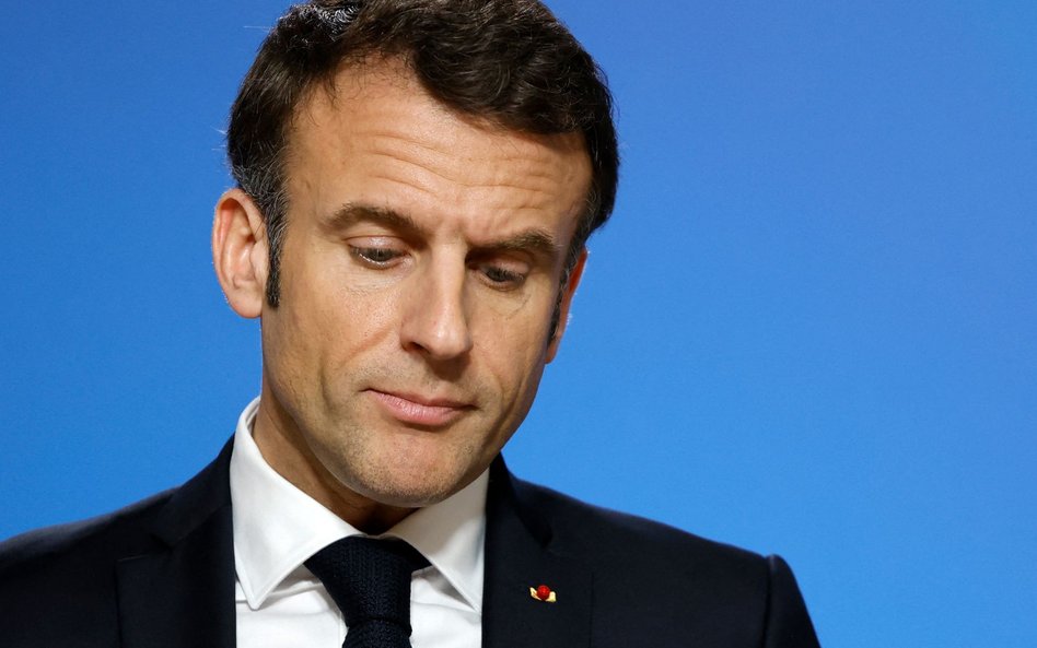 Prezydent Francji Emmanuel Macron