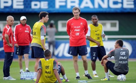 Trening reprezentacji Francji