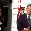 Premier Wielkiej Brytanii Margaret Thatcher i prezydent USA Ronald Reagan, 1985 rok