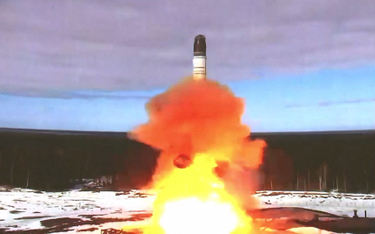 Test rosyjskiej rakiety międzykontynentalnej Sarmat