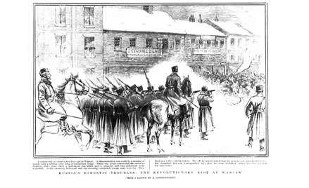 Po wydarzeniach w Warszawie brytyjski tygodnik „The Graphic” opublikował 26 listopada 1904 r. notkę 