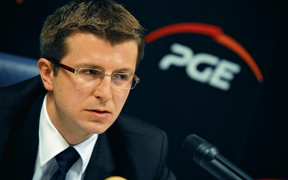 Tomasz Zadroga, prezes PGE, utrzymał stanowisko na drugą kadencję. Fot. S. ŁASZEWSKI