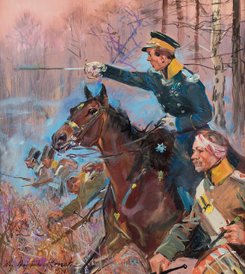 Wojciech Kossak namalował „Bitwę pod Grochowem” .