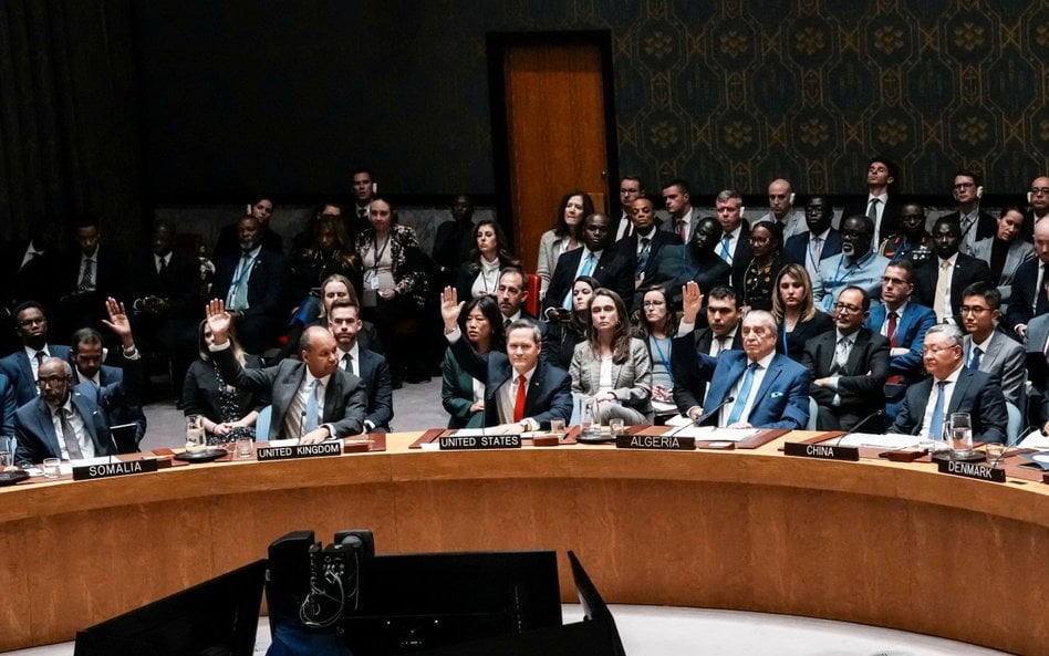 Rada Bezpieczeństwa ONZ poparła rezolucję wspierającą plan pokojowy Donalda Trumpa dla Strefy Gazy