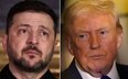 Wołodymyr Zełenski i Donald Trump
