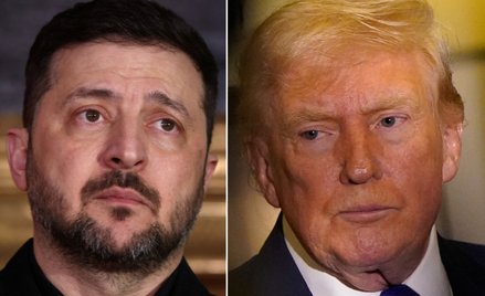 Wołodymyr Zełenski i Donald Trump