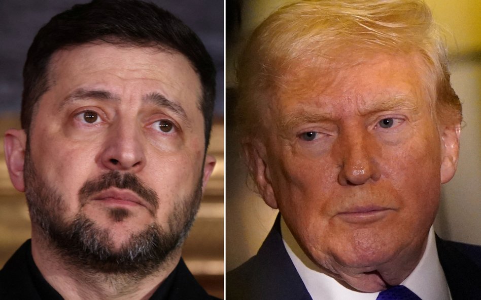 Wołodymyr Zełenski i Donald Trump