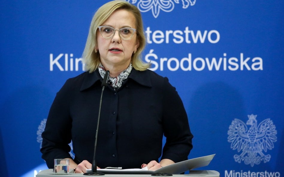 Minister klimatu i środowiska Anna Moskwa