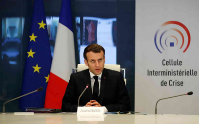 Macron: To dopiero początek kryzysu w związku z wirusem