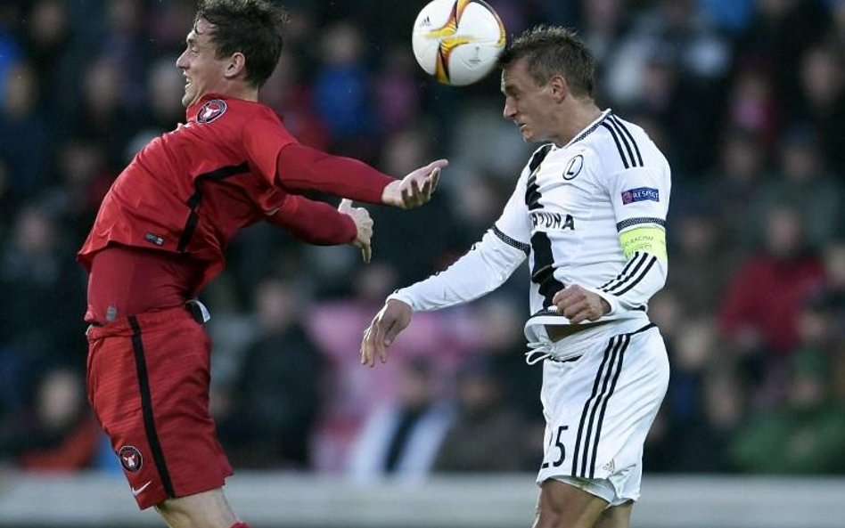 LE: Legia przegrała z FC Midtjylland