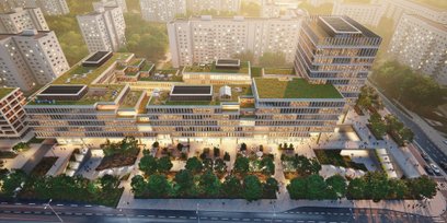 Tak przedstawia się wizja następcy Centrum Handlowego „Land” wedłu pracowni projektowej JEMS