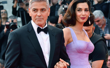 George Clooney z żoną Amal Alamuddin.