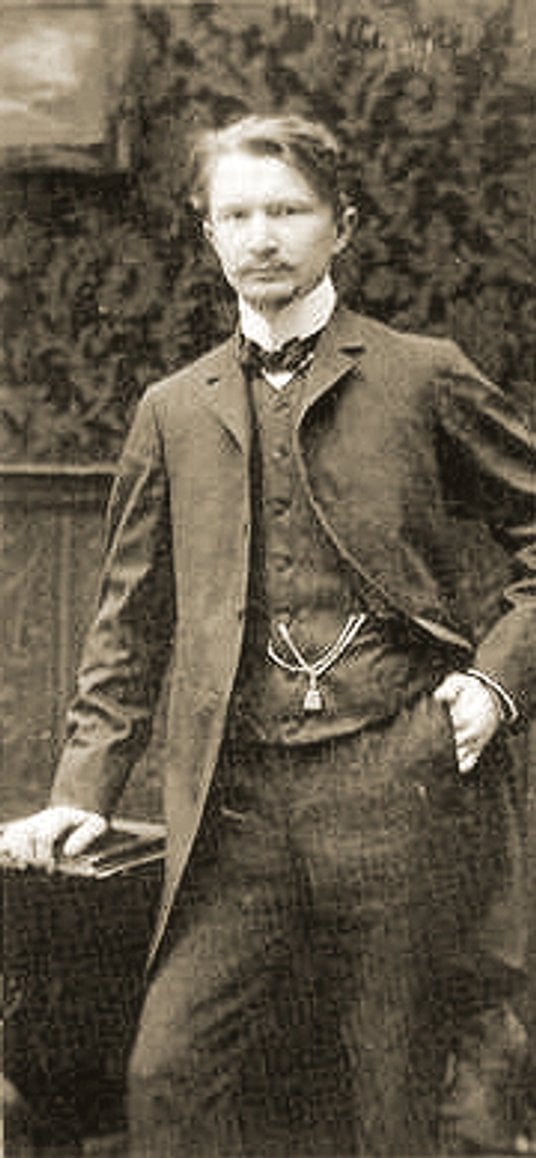 Paweł Hulka-Laskowski w czasie studiów w Heidelbergu, ok. 1907 r.