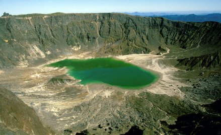 Wulkan El Chichón w Meksyku