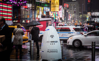 Wprowadzony z wielką pompą robot miał pilnować porządku i pomagać mieszkańcom Nowego Jorku