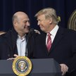 Gary Cohn z Donaldem Trumpem w 2018 roku
