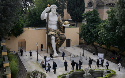Posąg Konstantyna można oglądać na rzymskim Kapitolu