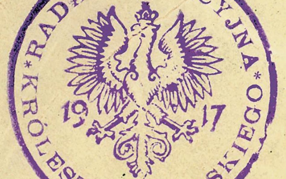 Oficjalny stempel Rady Regencyjnej Królestwa Polskiego
