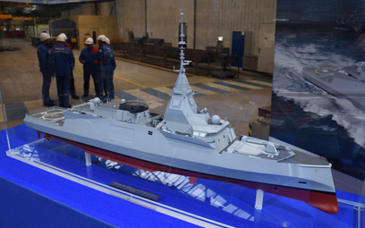 Model fregaty FDI. Fot./Tomasz Grotnik