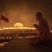 Obchody święta Makha Bucha w Tajlandii [GALERIA]