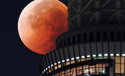 Tak prezentuje się tzw. Krwawy Księżyc