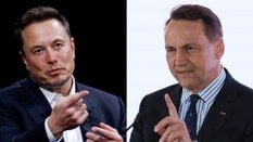 Elon Musk i Radosław Sikorski