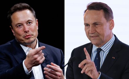 Elon Musk i Radosław Sikorski
