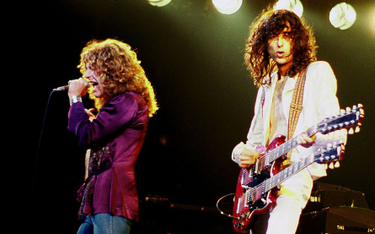 Plant i Page w 1977, podczas ostatniego amerykańskiego tournée.