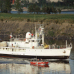 „Calypso” podczas II wojny była trałowcem