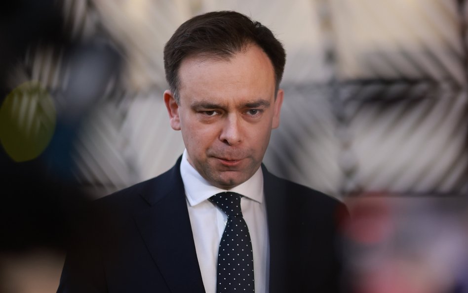 Minister finansów i gospodarki Andrzej Domański