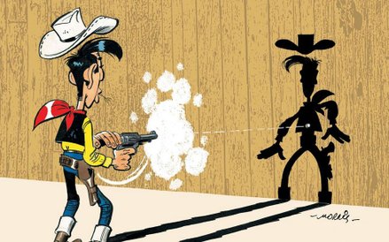 Rewolwerowiec Lucky Luke pojawił się 70 lat temu we francuskim tygodniku „Spirou”.