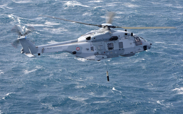 Śmigłowiec morski NH90NFH lotnictwa francuskiej marynarki wojennej. Fot./NHI.