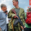 Donieck – wczorajsza demonstracja górników przeciwko ukraińskim władzom