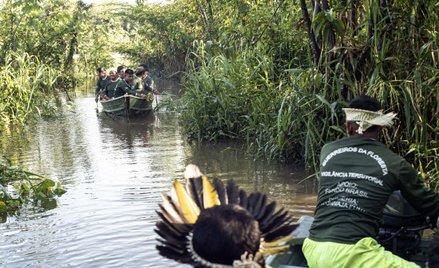 Patrol "Warrior Forest", strażników z grupy etnicznej Kanamari.