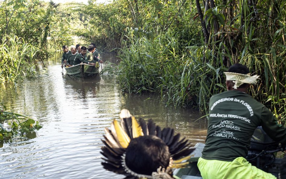 Patrol "Warrior Forest", strażników z grupy etnicznej Kanamari.