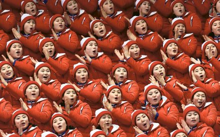 Zimowe cheerleaderki, igrzyska w Pjongczangu