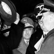 Wiaczesław Mołotow i Joachim von Ribbentrop na dworcu w Berlinie w 1940 roku