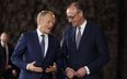 Donald Tusk i Friedrich Merz