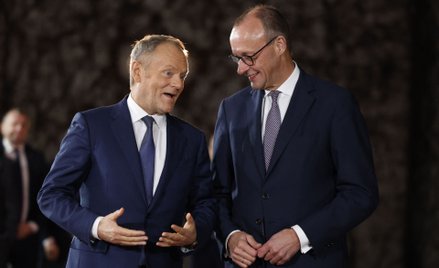 Donald Tusk i Friedrich Merz