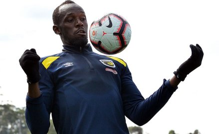 Usain Bolt zadebiutował jako piłkarz