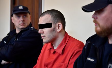 Oskarżony Stefan W. na sali Sądu Okręgowego w Gdańsku