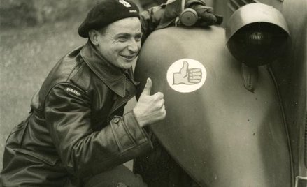 Żołnierz z oddziału gen. Maczka. Zdjęcie wykonane w 1940 r.
