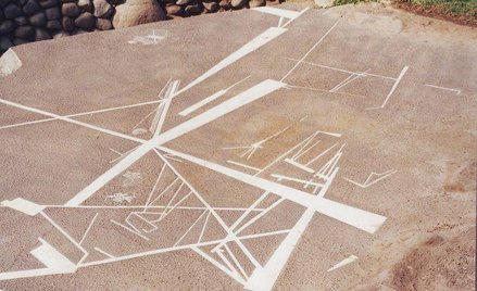 Makieta rysunków ludu Nazca, fot miss mass