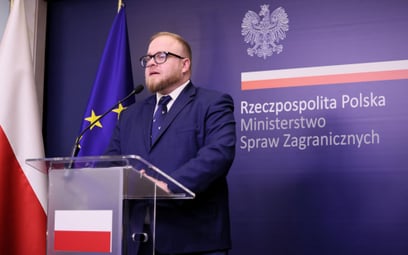 Rzecznik prasowy Ministerstwa Spraw Zagranicznych Łukasz Jasina