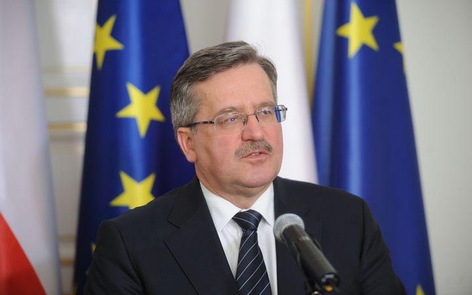 Prezydent Bronisław Komorowski