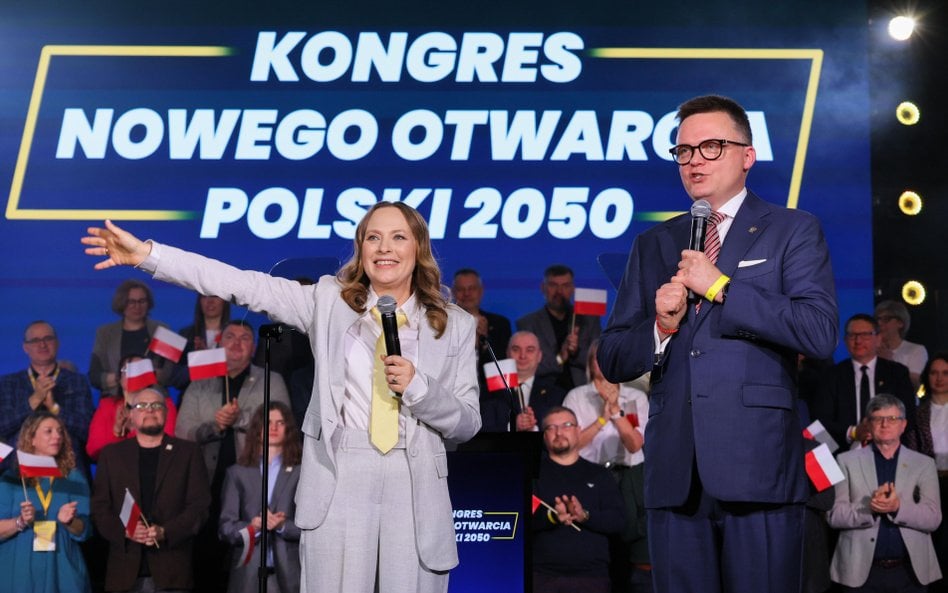Katarzyna Pełczyńska-Nałęcz i Szymon Hołownia